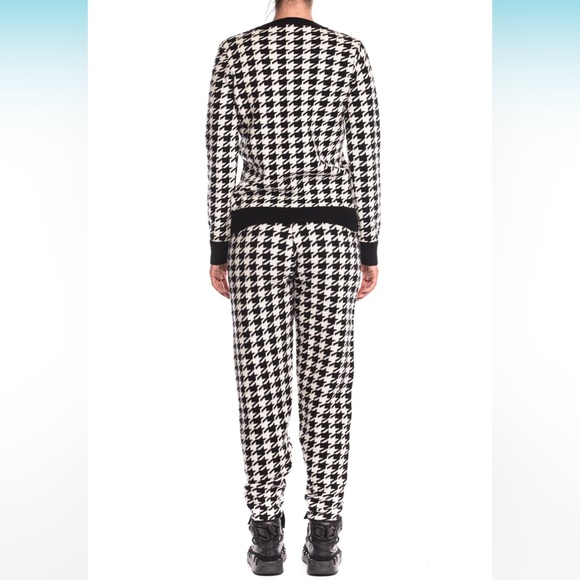 ✨MADELEINE THOMPSON✨Happy Houndstooth Pullover Sweater and Pants Set - Picture 3 of 3